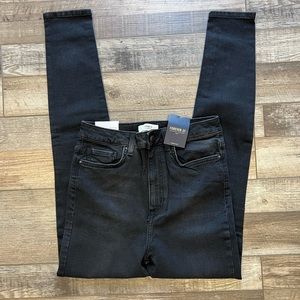 High waisted skinny jeans